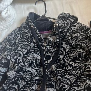 Fox racing velvet zip up hoodie 🖤🖤🖤